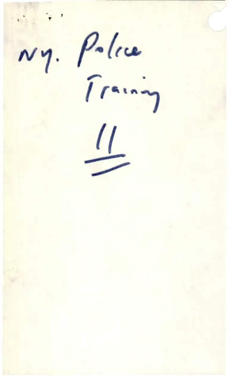 New York City Police Training on Use of Deadly Force preview