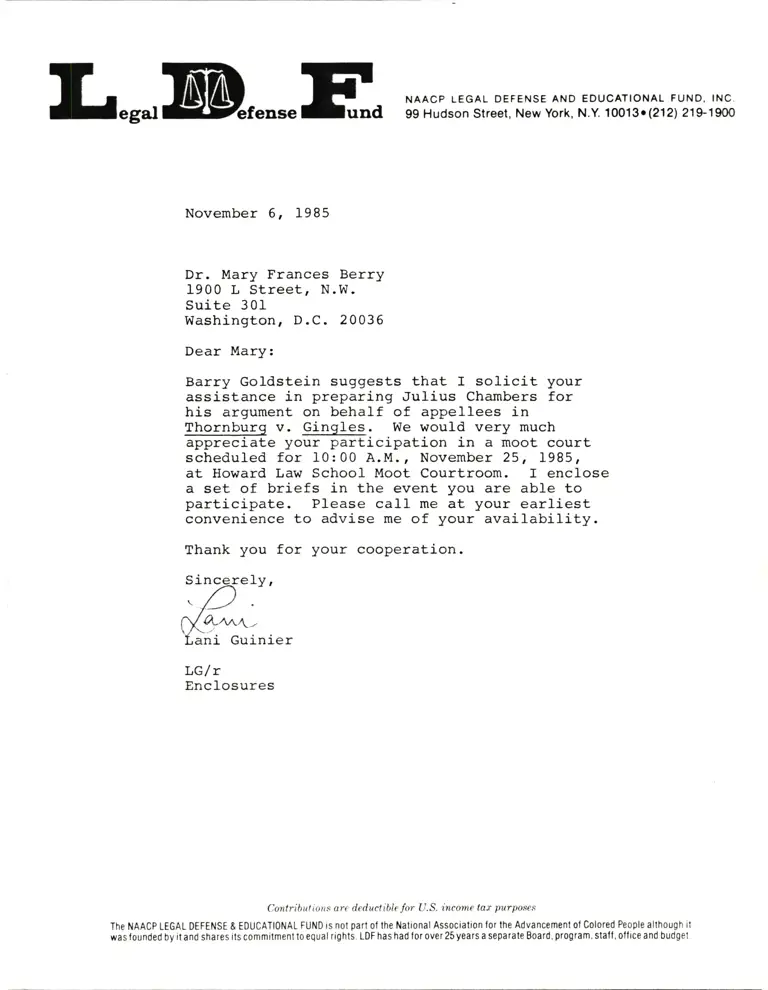 Correspondence from Guinier to Berry preview