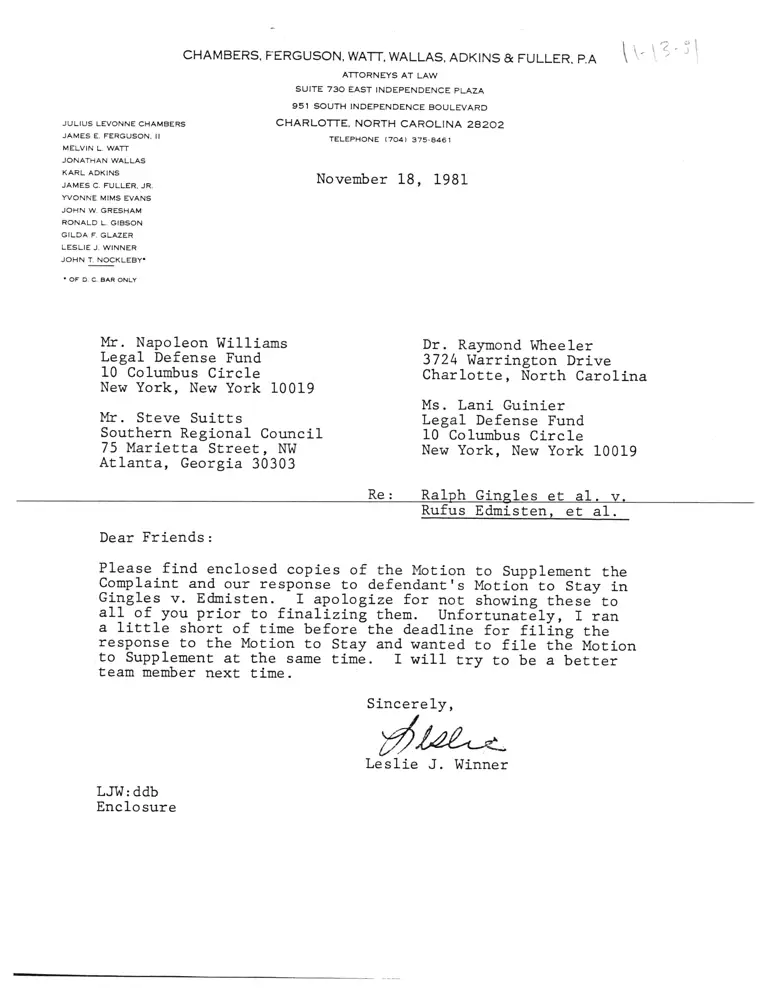 Motion to Supplement the Complaint, Response to Defendant's Motion to Stay and Copy of House Bill 1428 preview