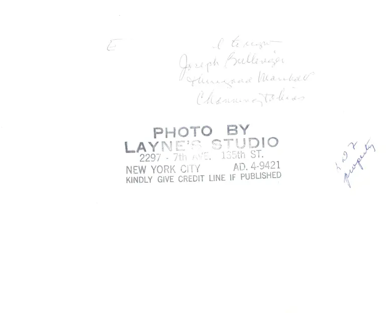 Marshall, Thurgood; and Others (2 folders), 1956, undated - 3 of 14 (back) preview