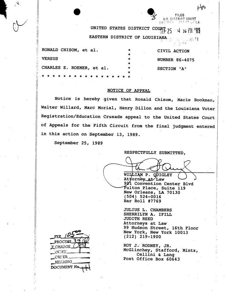 Notice of Appeal preview