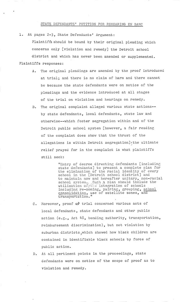 Attorney Notes on State Defendants' Petition for Rehearing En Banc preview