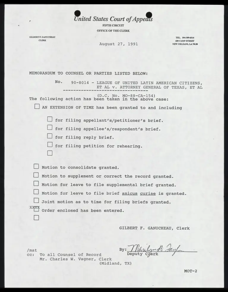 Order Granting Substitution of Parties preview