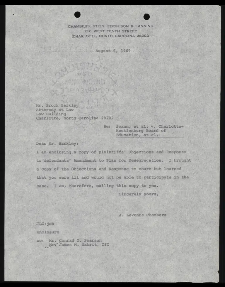 Objections and Response to Defendants Amendment to Plan for Further Desegregation preview