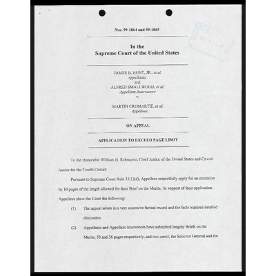 Application to Exceed Page Limit preview