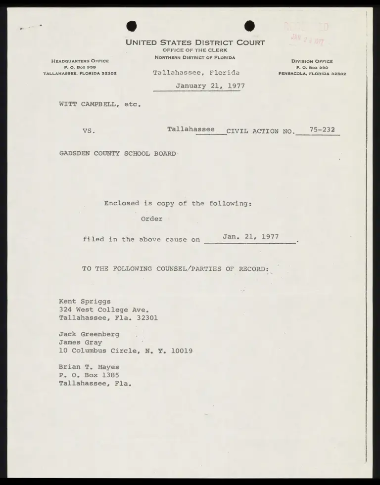 Order Authorizing Withdrawal of Subsequent Pleadings preview