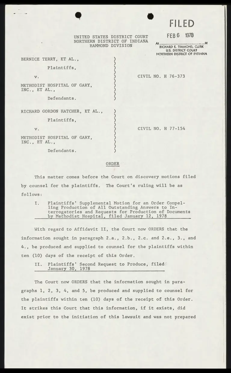 Order to Supply Discovery Information preview