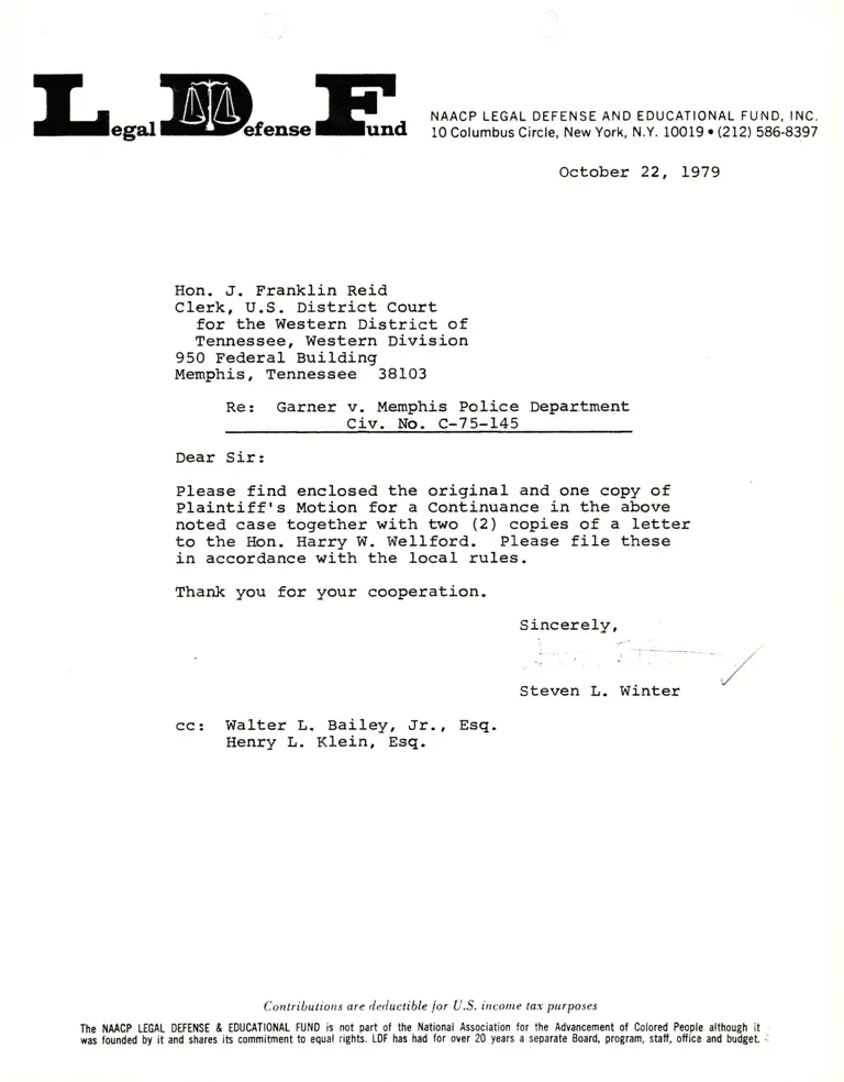 Motion for a Continuance preview