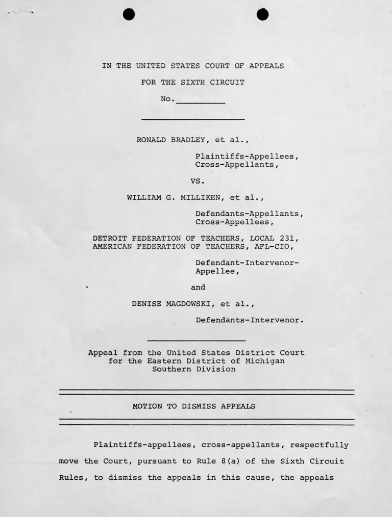 Draft Motion to Dismiss Appeals preview