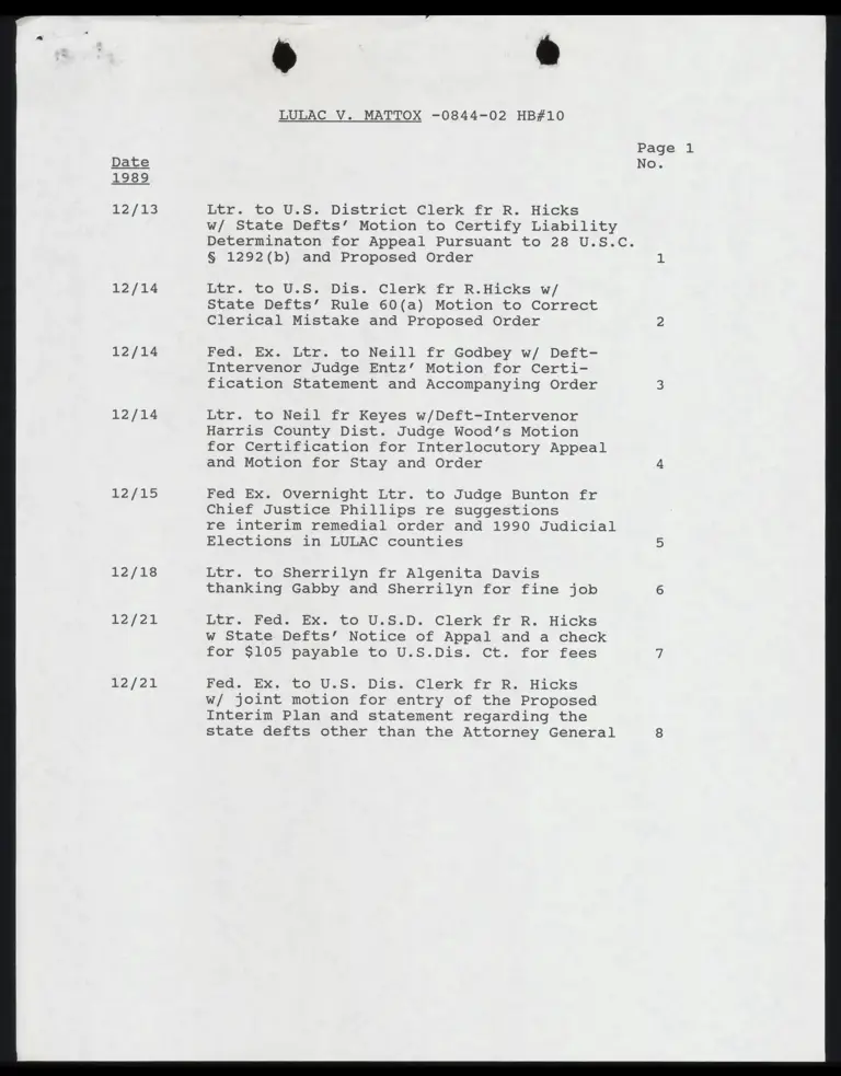 Index to Hardback 10 preview