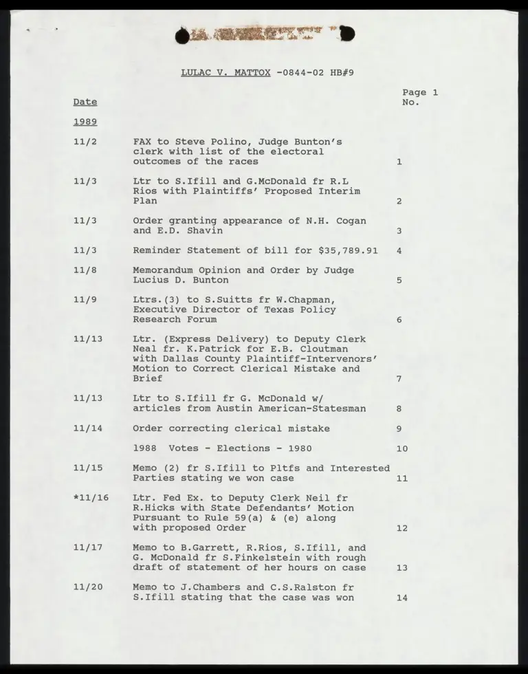 Index to Hardback 9 preview