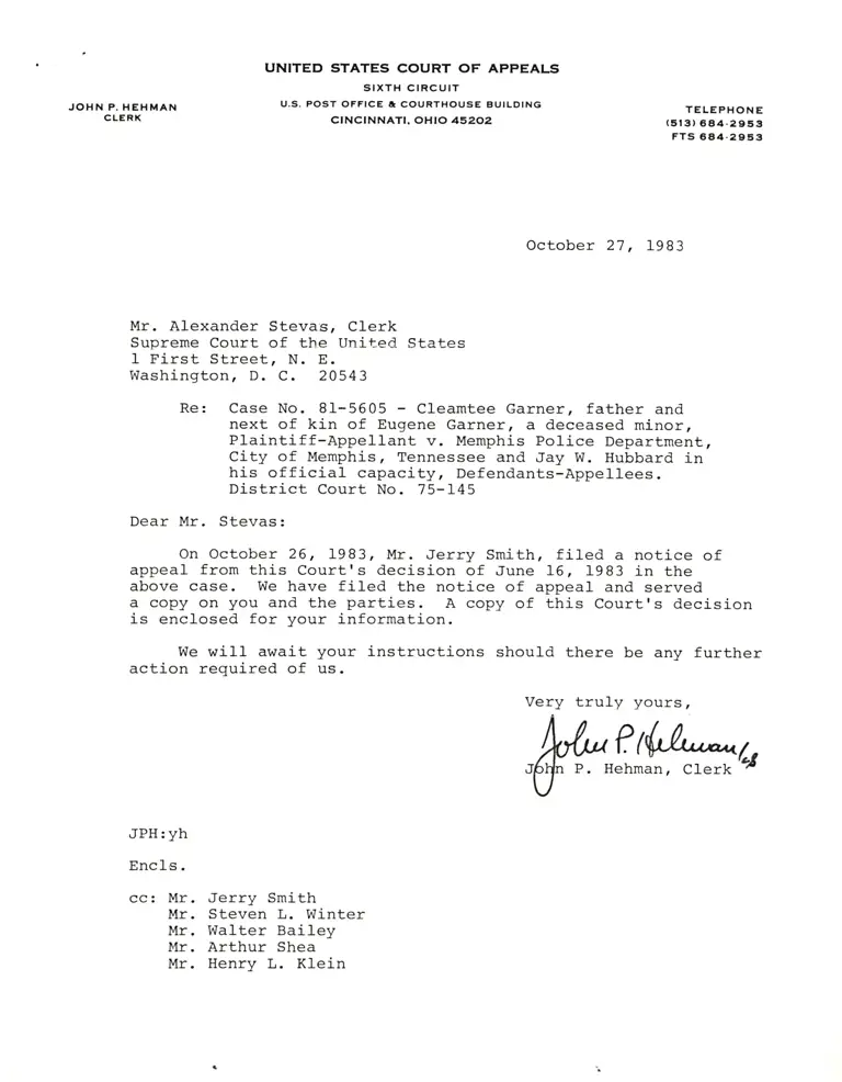 Notice of Appeal to the Supreme Court of the United States preview