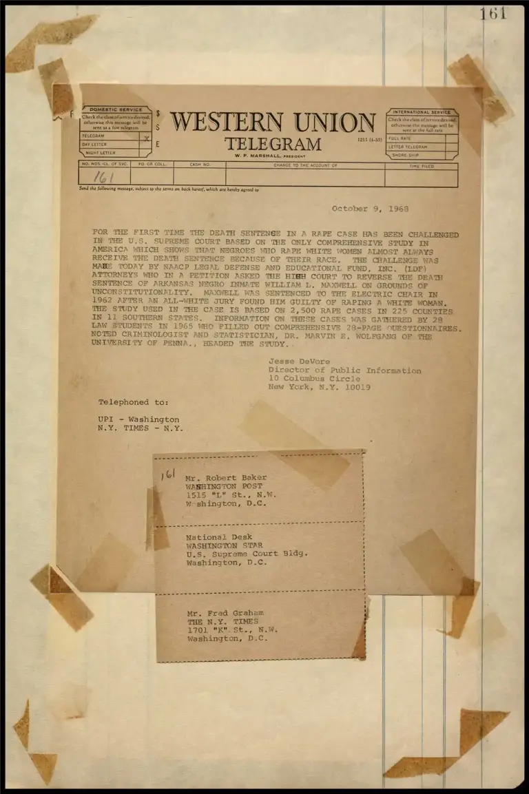 Death Penalty Only for Negroes Raping White Women (Telegram) preview
