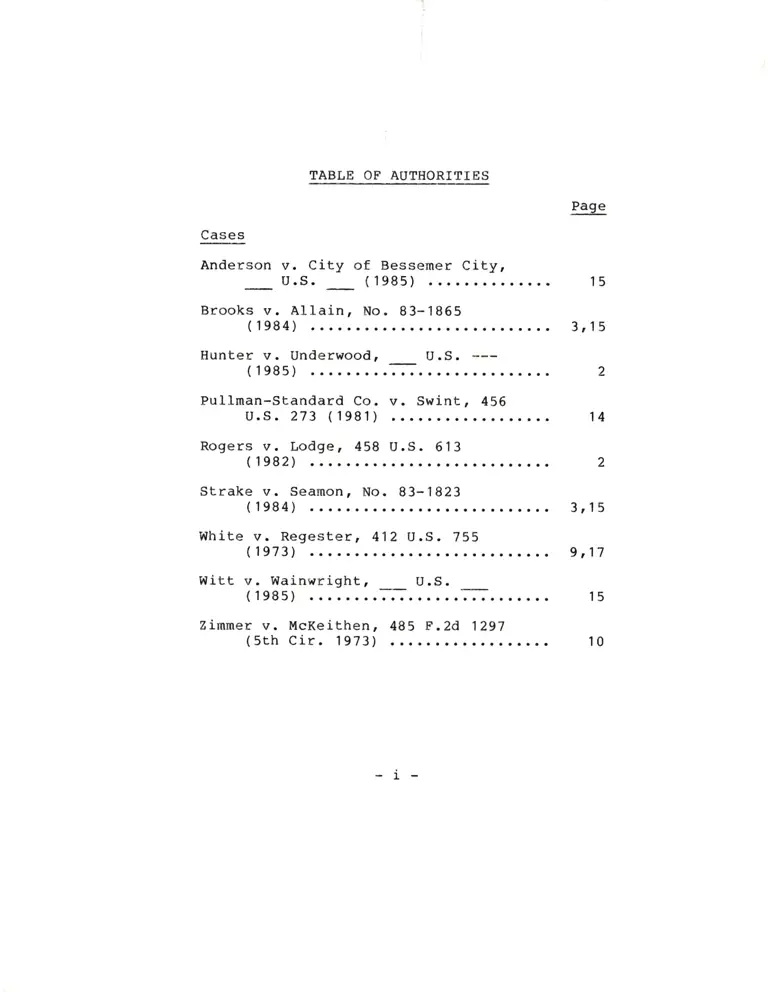 Draft of Supplemental Brief for Appellees preview