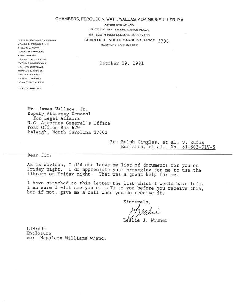Preliminary Request for Documents and Information Concerning Legislative and Congressional Reapportionment preview