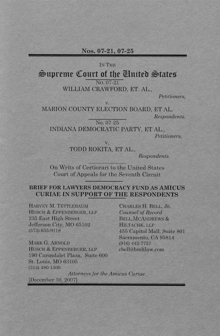 Fullilove v. Kreps Brief for the Secretary of Commerce preview