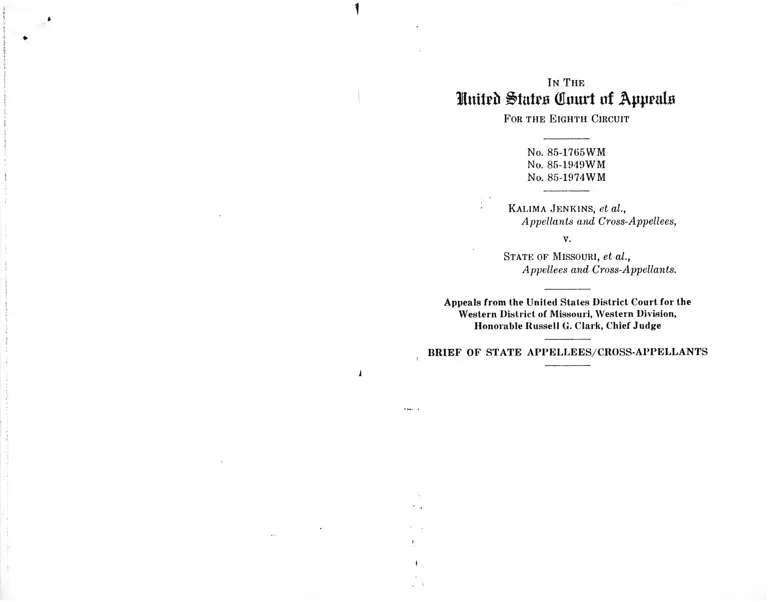 Jenkins v. Missouri Brief of State Appellees/Cross-Appellants preview
