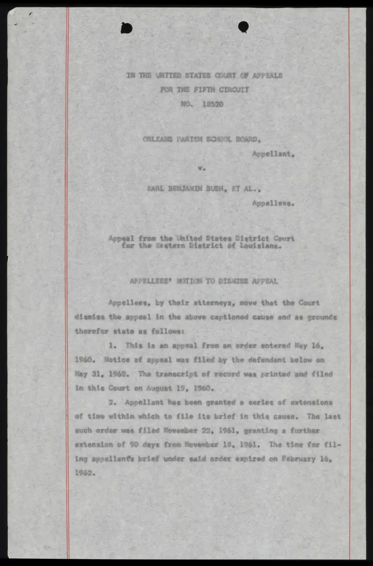 Appellees' Motion to Dismiss Appeal preview