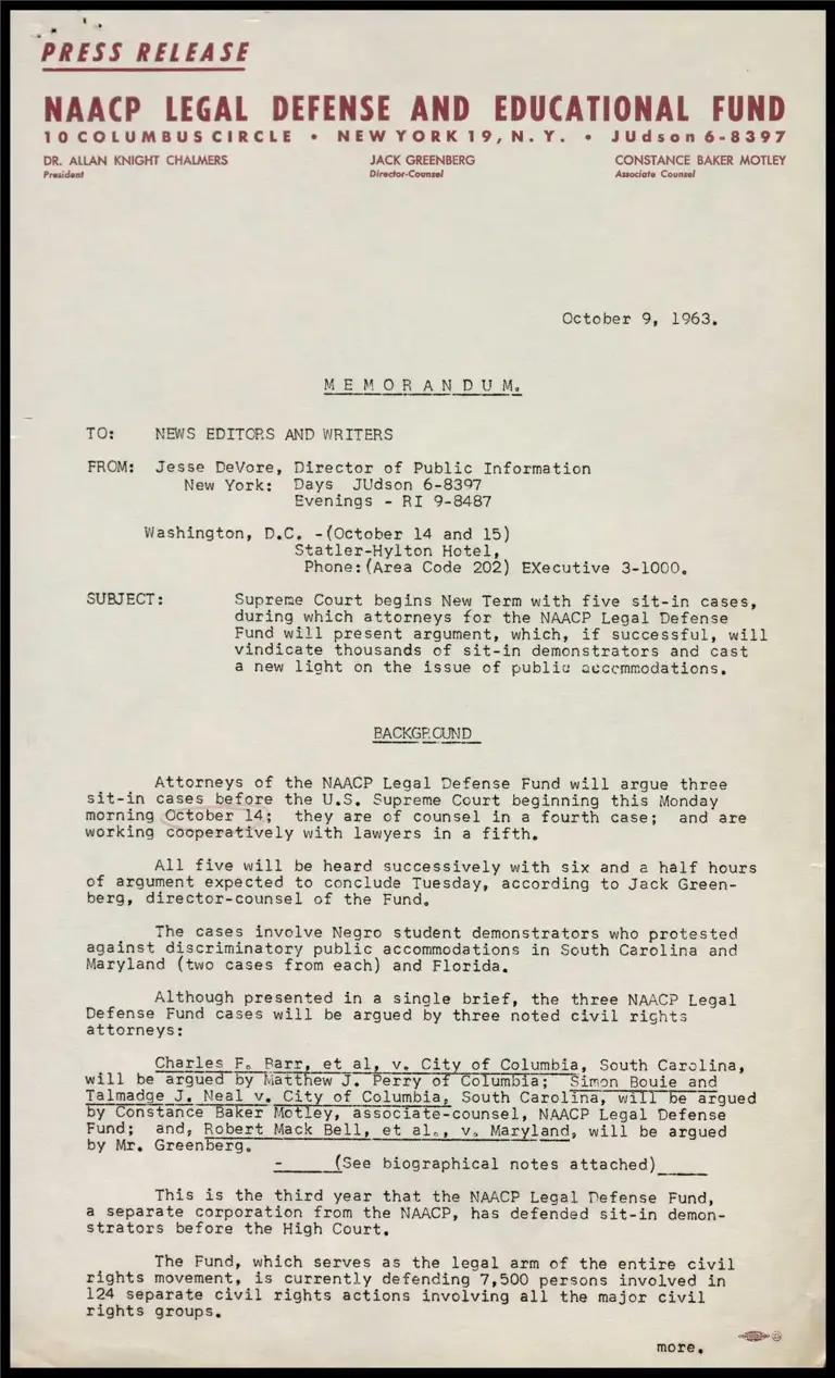 Memorandum preview