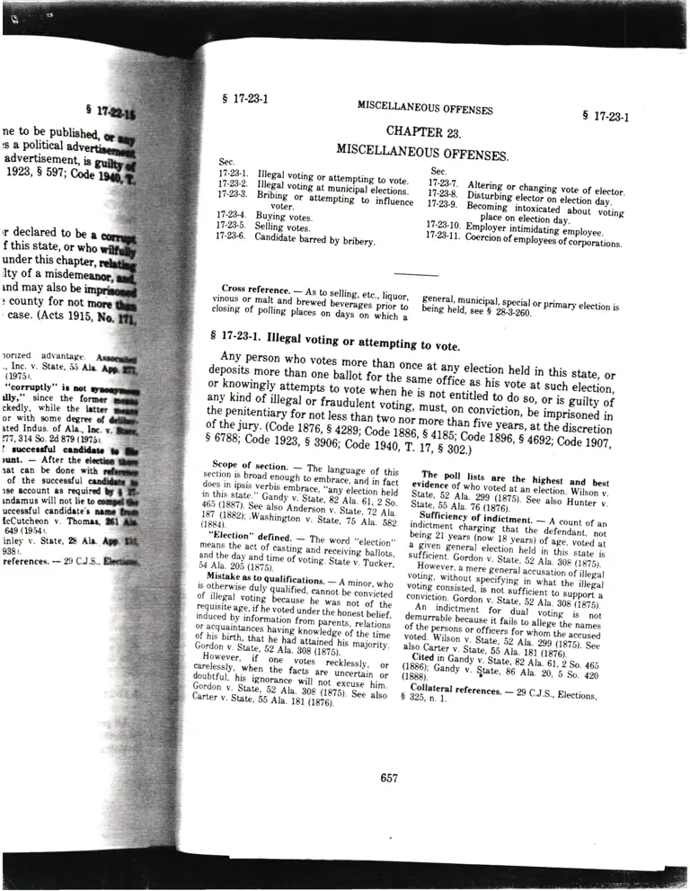 Legal Research on Miscellaneous Offenses preview