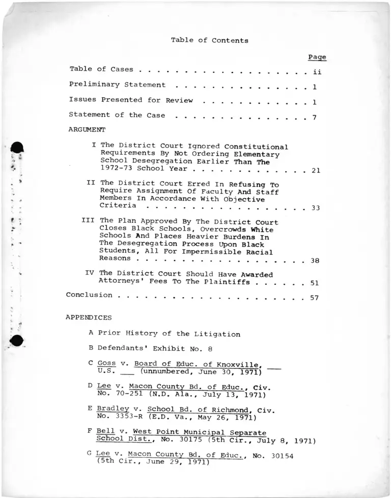 Clark v. Little Rock Board of Education Brief for Plaintiffs-Appellants preview