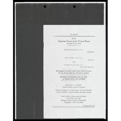 Motion to Dismiss or, in the Alternative, to Affirm with Certificate of Service preview