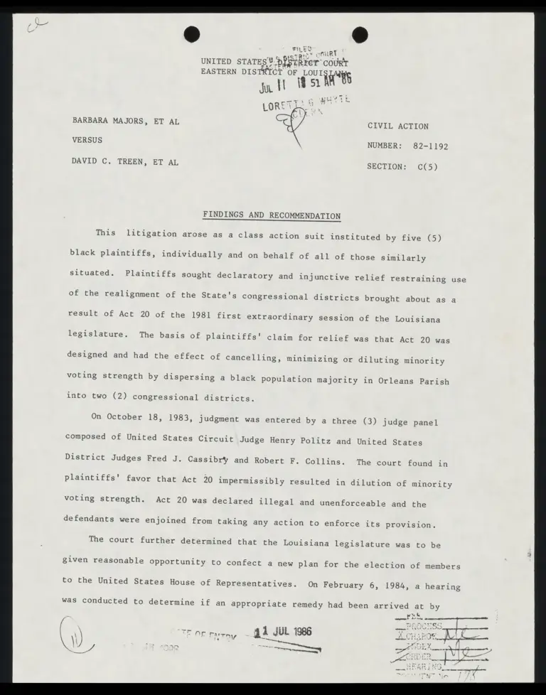 Findings and Recommendations preview