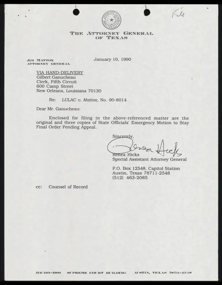 Emergency Motion to Stay Final Order Pending Appeal preview