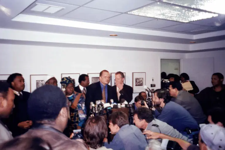 LDF Press Conference for Amadou Diallo Police Shooting, 1999 - 33 of 42 preview