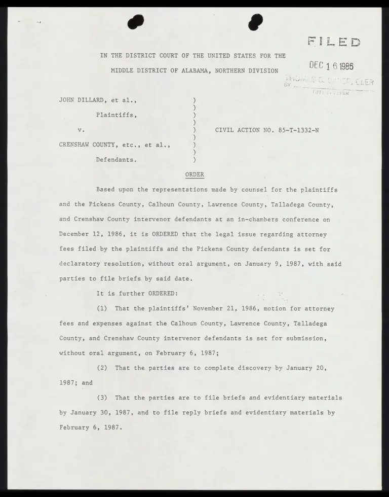 Order to Resolve Attorneys' Fees preview