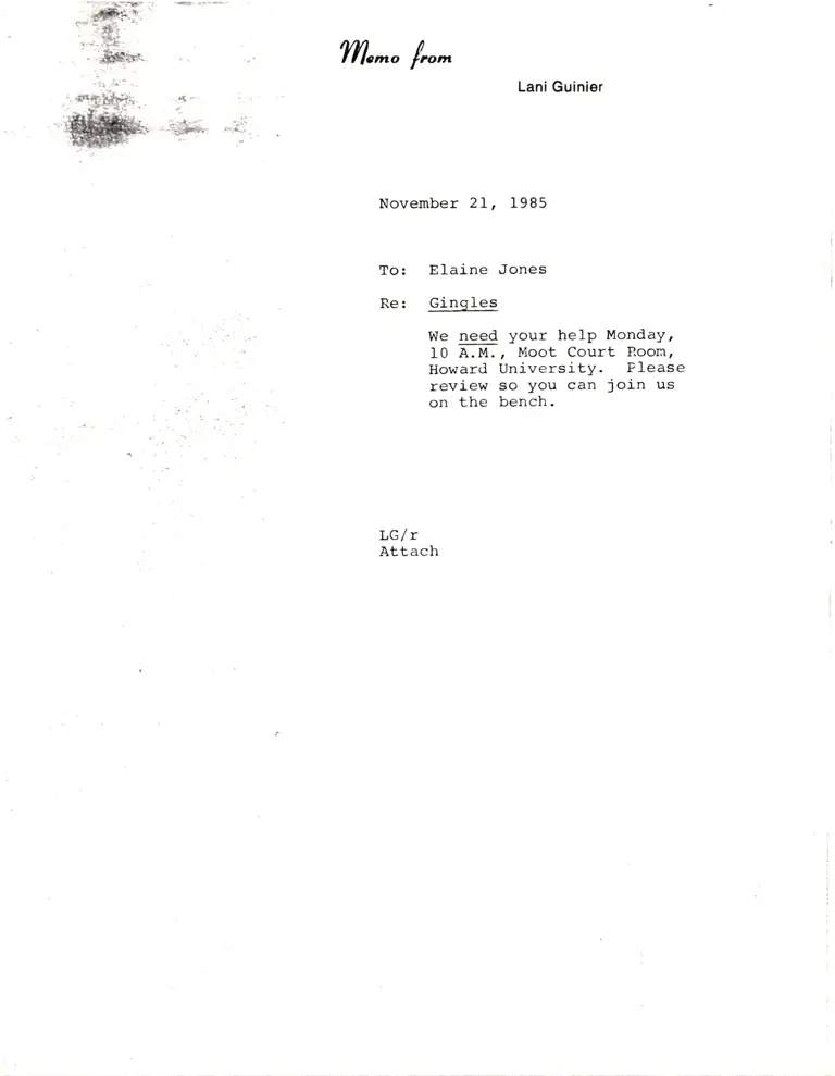 Correspondence from Guinier to Jones preview
