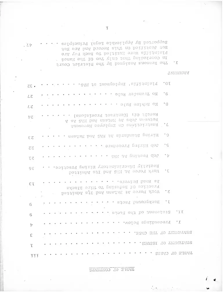 Hairston v. McLean Trucking Company Brief for Plaintiffs-Appellants preview