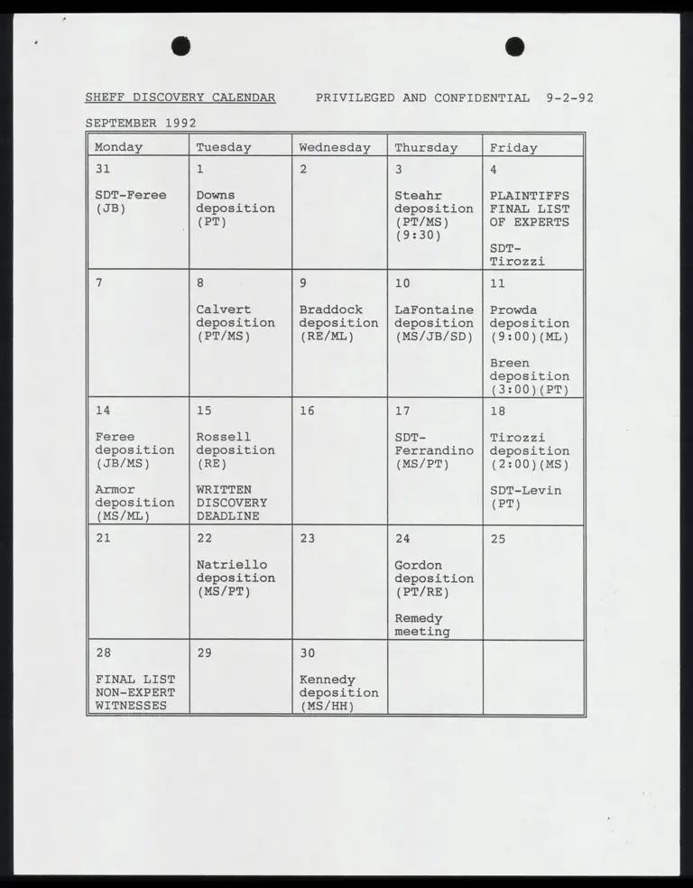 Sheff Discovery Calendar preview