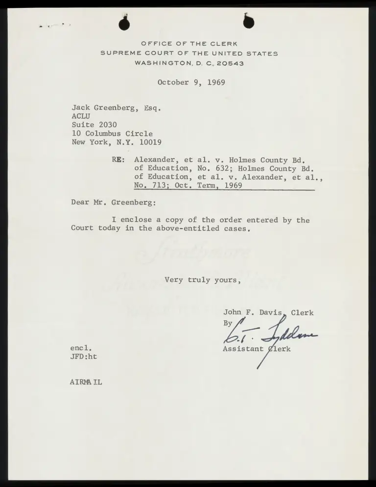 Order with Cover Letter preview