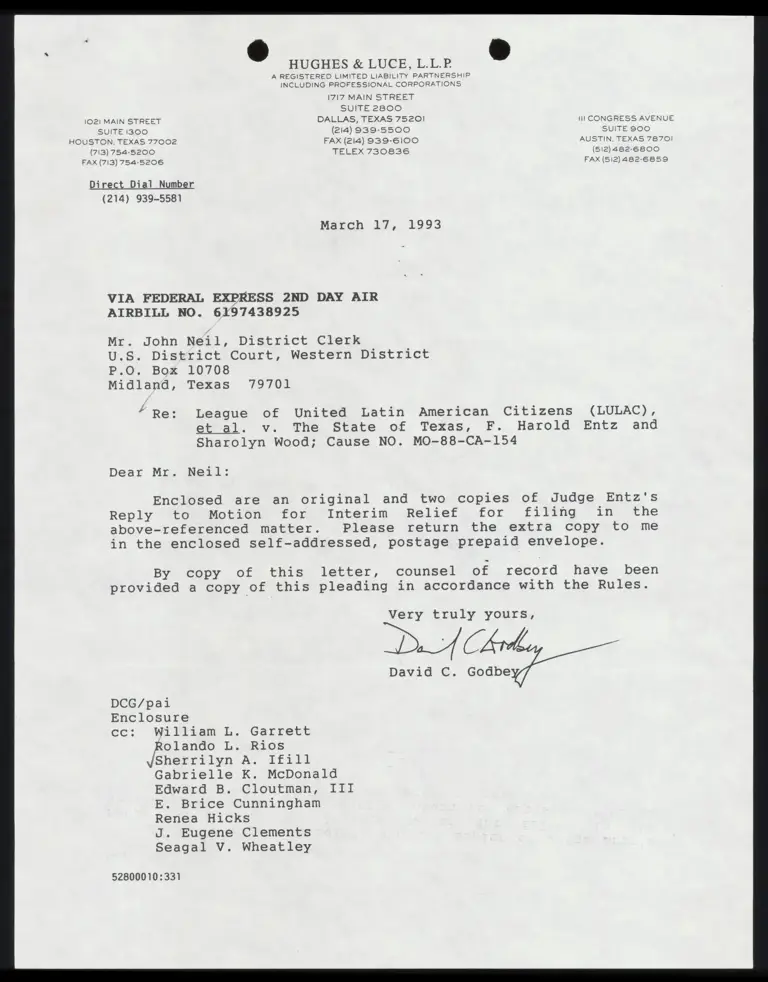 Judge Entz's Reply to Motion for Interim Relief preview