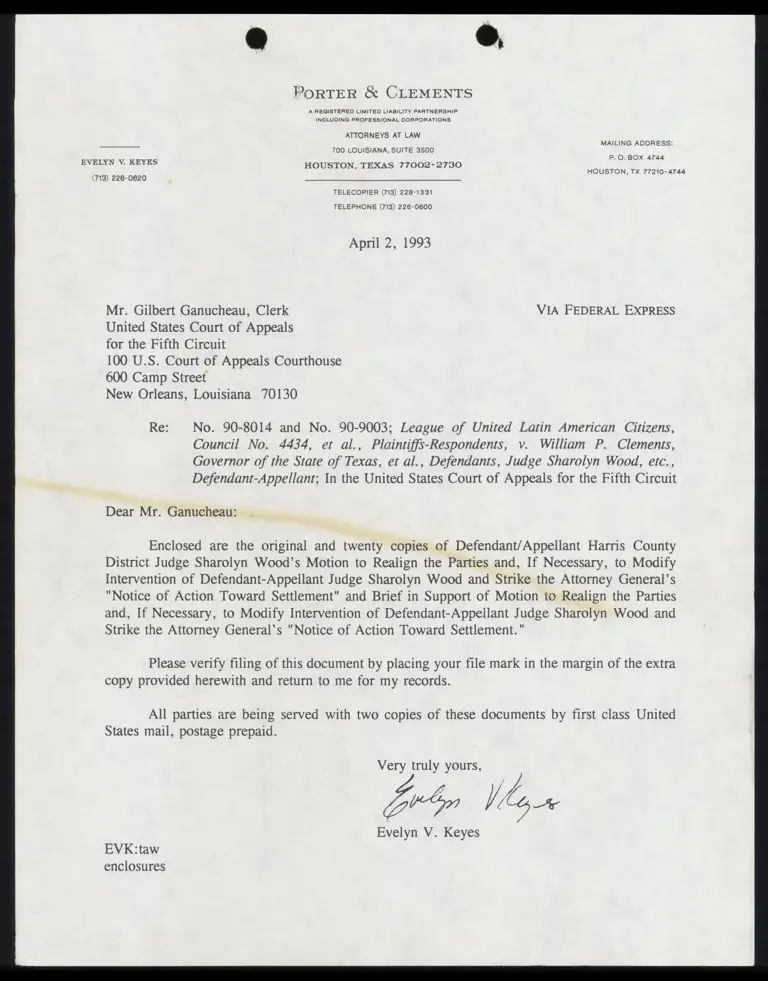 Judge Wood's Motion to Realign the Parties to Modify Intervention and Strike Notice of Action Toward Settlement preview