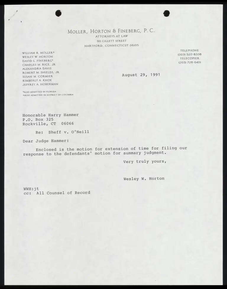Motion for Extension of Time preview