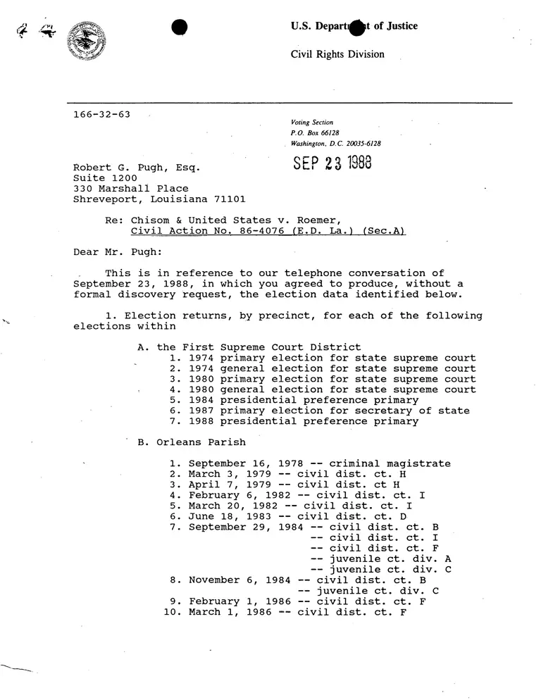 Correspondence from Berman to Pugh preview