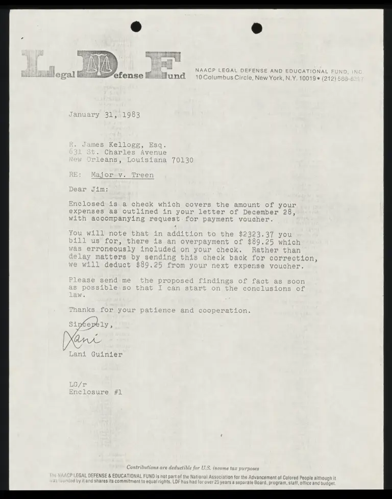 Correspondence from Guinier to Kellogg preview