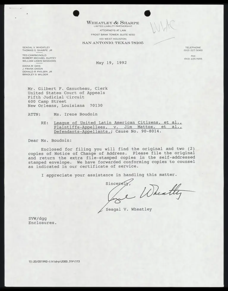 Notice of Change of Address preview