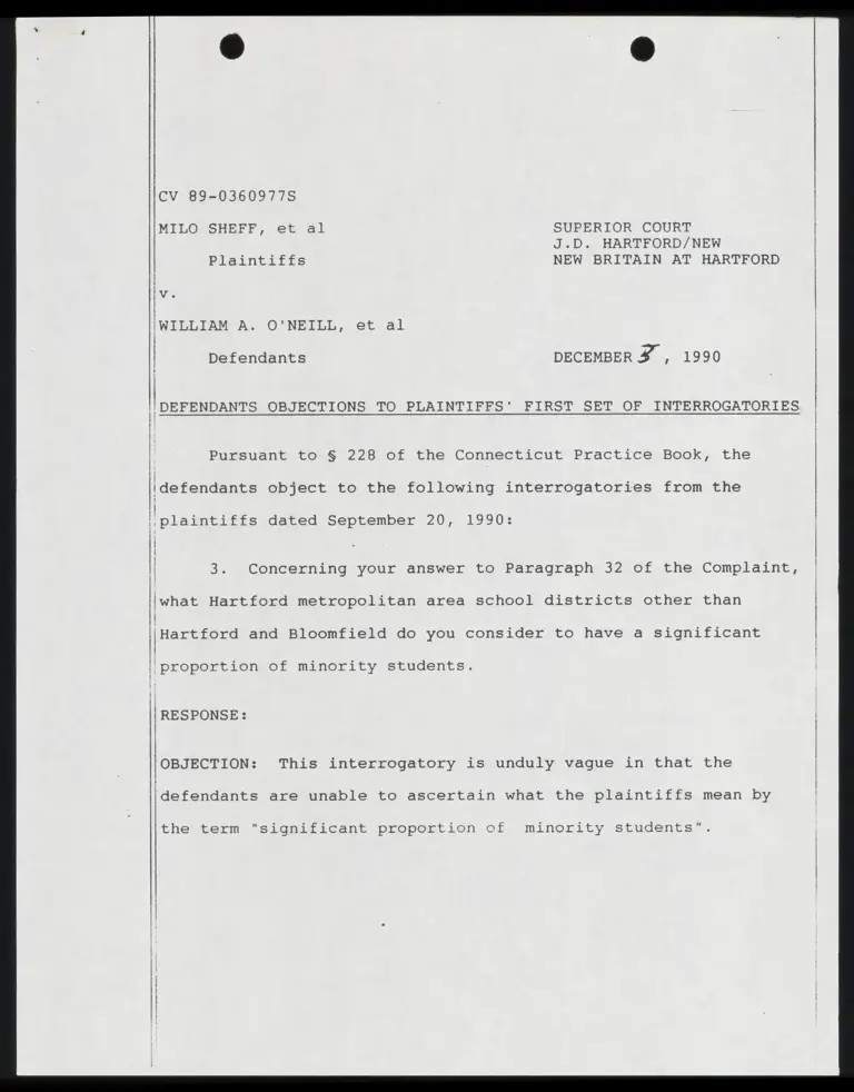 Defendants' Objections to Plaintiffs' First Set of Interrogatories preview