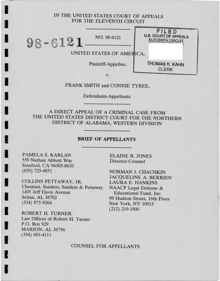 USA v Smith Brief of Appellants preview