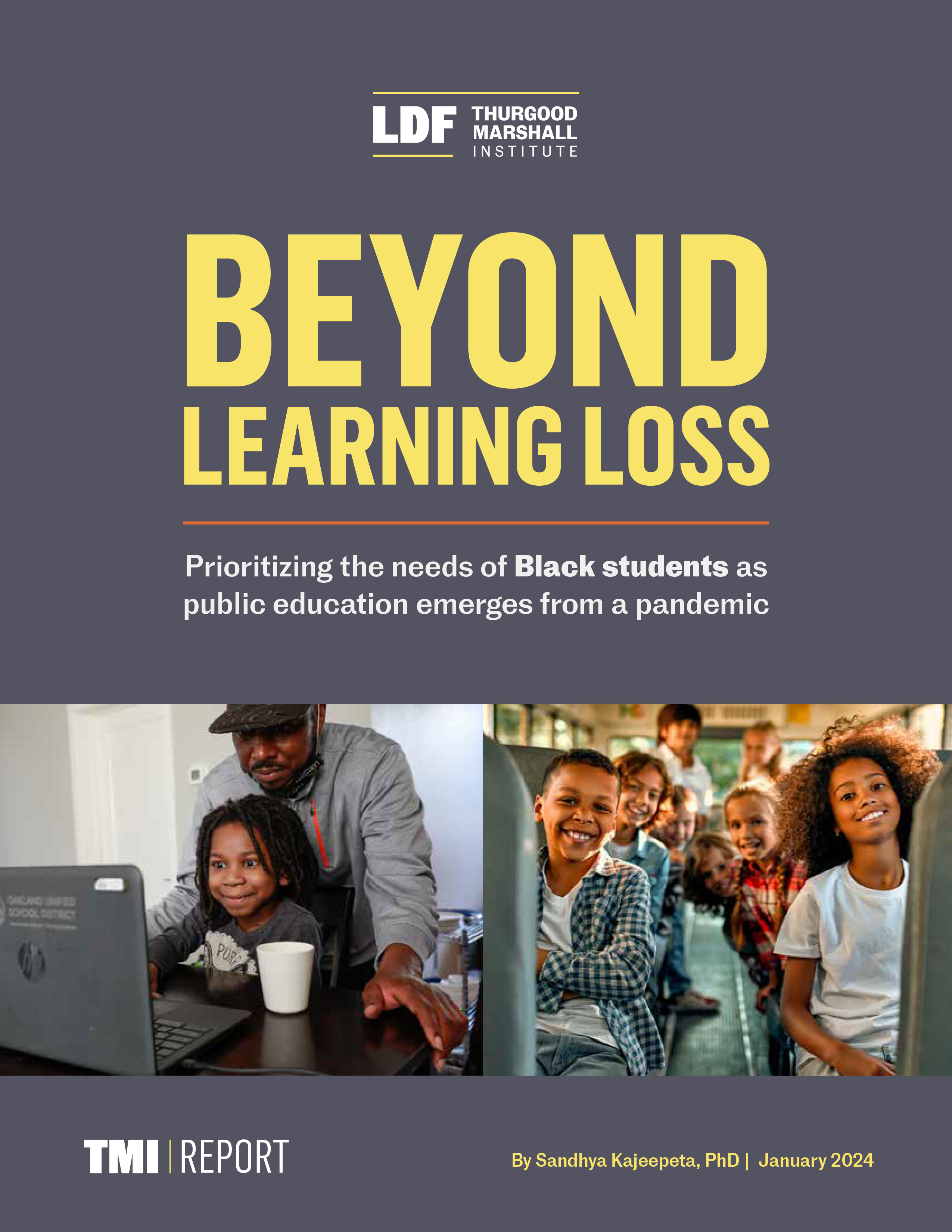 Beyond Learning Loss: Prioritizing the needs of Black students as public education emerges from a pandemic